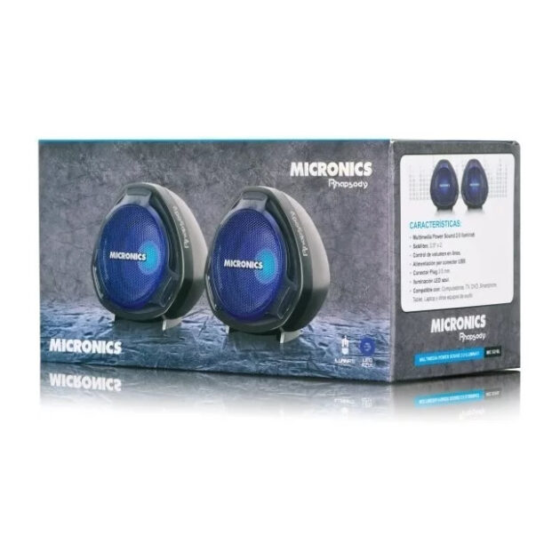 Parlante Para Pc Laptop Tv Dvd Cel Micronics Rhapsod Usb 2.0