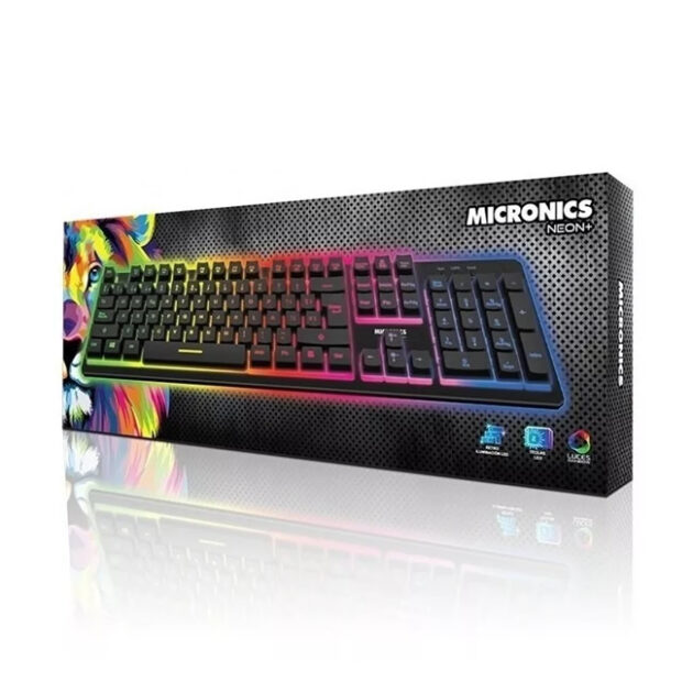 Teclado Gamer Neon+ - Mic K709+ Sistema Waterproof